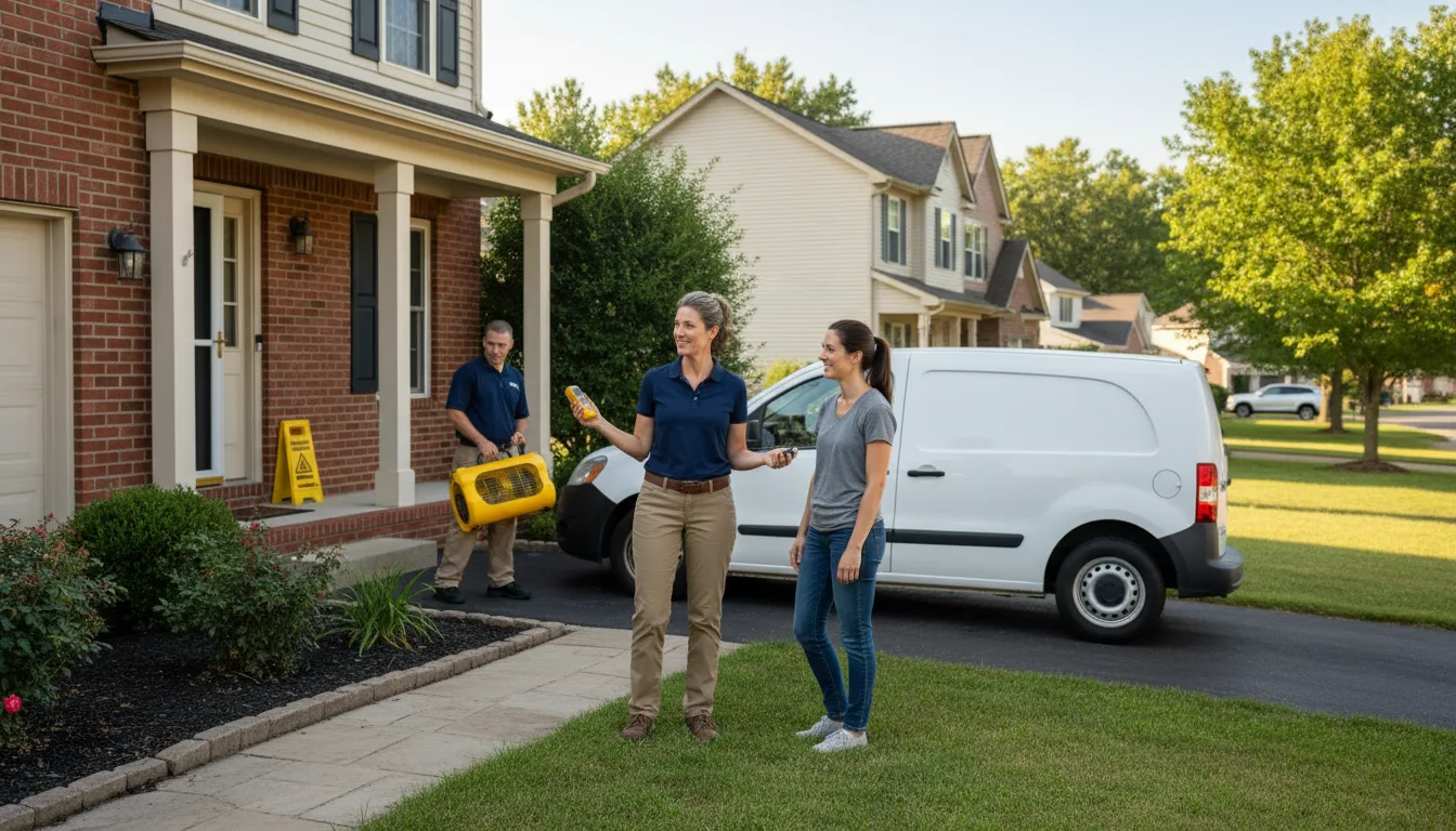 Water restoration image for Mold Remediation in Hampshire, TN